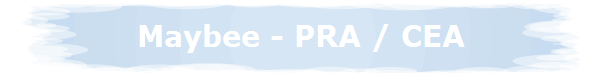 Maybee - PRA / CEA